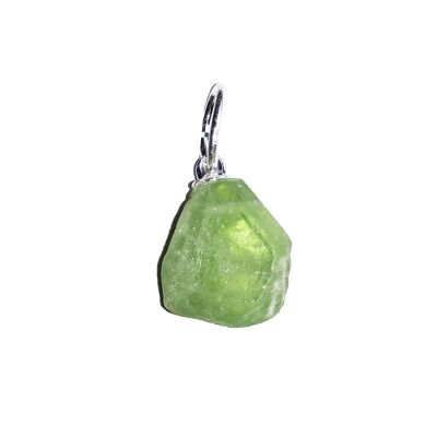 Peridot pendant - Raw stone