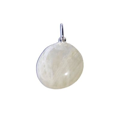 Moonstone pendant - Rolled stone