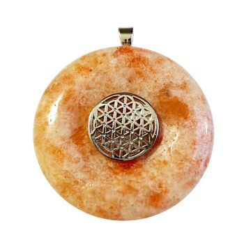 Pendentif Pierre de Soleil - PI chinois ou Donut 40mm 5