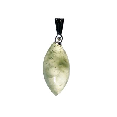 Ciondolo prehnite - Pietra piatta