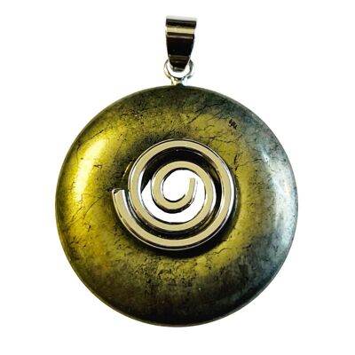 Pyrite Pendant - Chinese PI or Donut 30mm