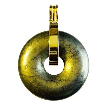 Pendentif Pyrite - PI chinois ou Donut 30mm 4