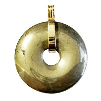 Pendentif Pyrite - PI chinois ou Donut 40mm 4