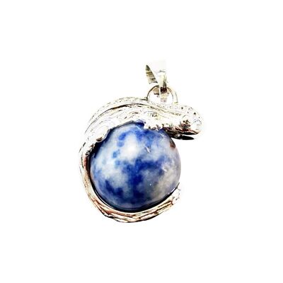 Pendentif Quartz bleu - Lézard