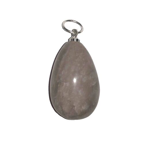 Pendentif Quartz fumé - Goutte d'eau