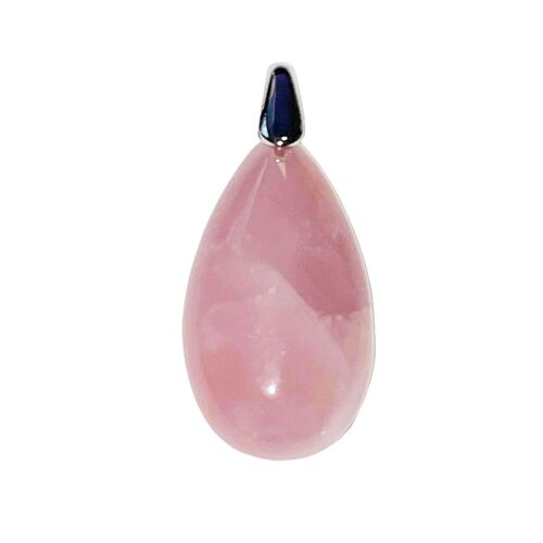 Pendentif Quartz rose - Goutte