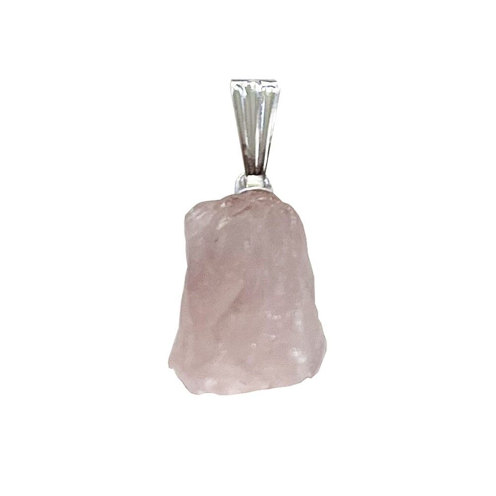 Rose quartz pendant - Raw stone