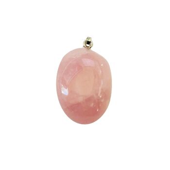 Pendentif Quartz rose - Pierre roulée 1