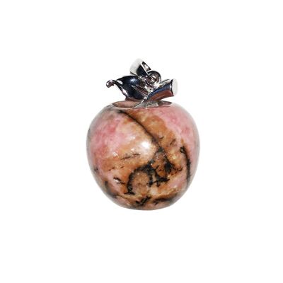 Rhodonit-Anhänger - Apfel
