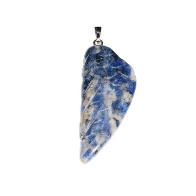 Sodalite Pendant - Angel Wing