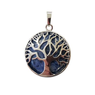 Sodalite pendant - Tree of life