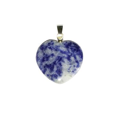 Sodalite Pendant - Small Heart