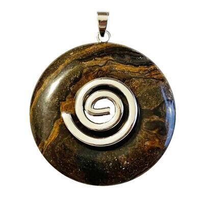 Stromatolite pendant - Chinese PI or Donut 40mm