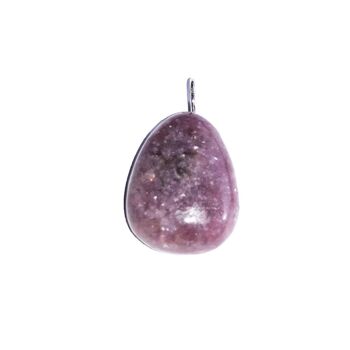 Pendentif Tourmaline rose - Pierre roulée 2