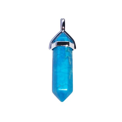 Pendentif Turquoise stabilisée - Pointe