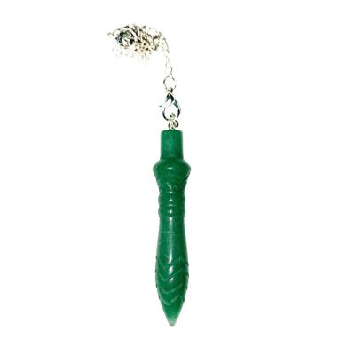 Green Aventurine Pendulum - Egyptian Thot