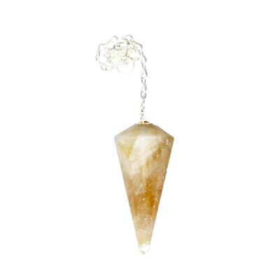 Citrine Pendulum - Hexagonal