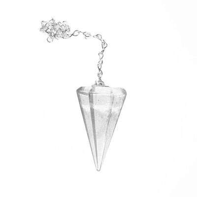 Rock Crystal Pendulum - Hexagonal