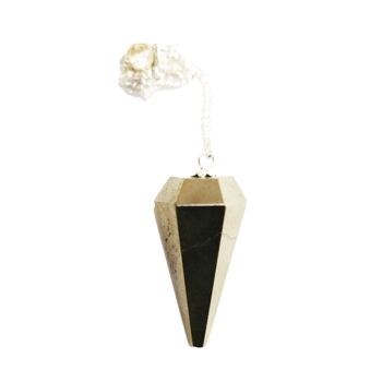 Pendule Pyrite - Hexagonal 2