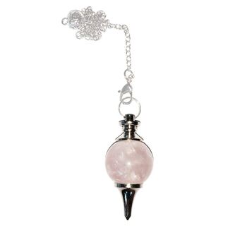 Pendule Quartz Rose - Boule 2