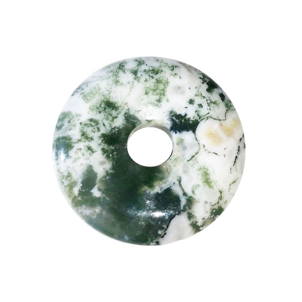 Pi Chinois Ou Donut En Onyx Noir - 30 Mm - France Minéraux
