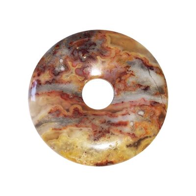 PI Chinois ou Donut Agate crazy lace - 40mm