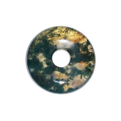 Chinese PI or Donut Moss Agate - 20mm
