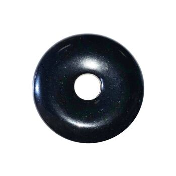 PI Chinois ou Donut Agate noire - 30mm 2