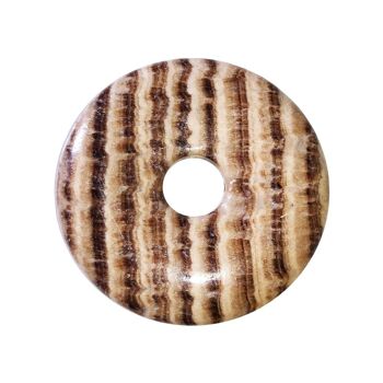 PI Chinois ou Donut Aragonite marron - 40mm 1