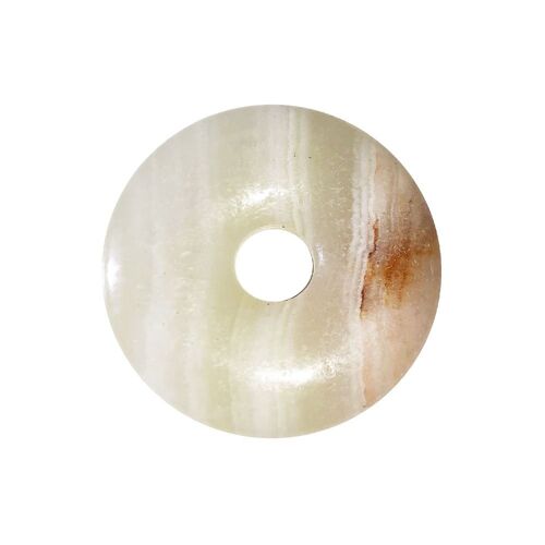 PI Chinois ou Donut Aragonite verte - 30mm