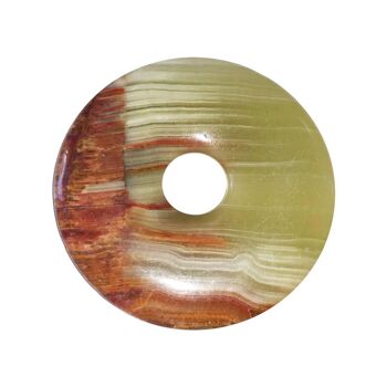 PI Chinois ou Donut Aragonite verte - 40mm 2