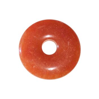 PI Chinois ou Donut Aventurine rouge - 30mm 2