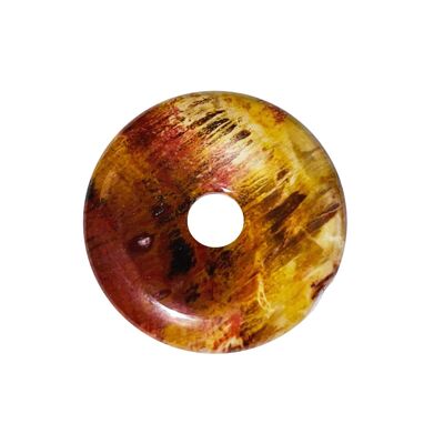 PI cinese o Donut legno pietrificato - 30 mm