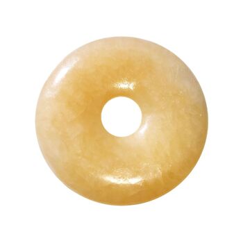 PI Chinois ou Donut Calcite orange - 40mm 2