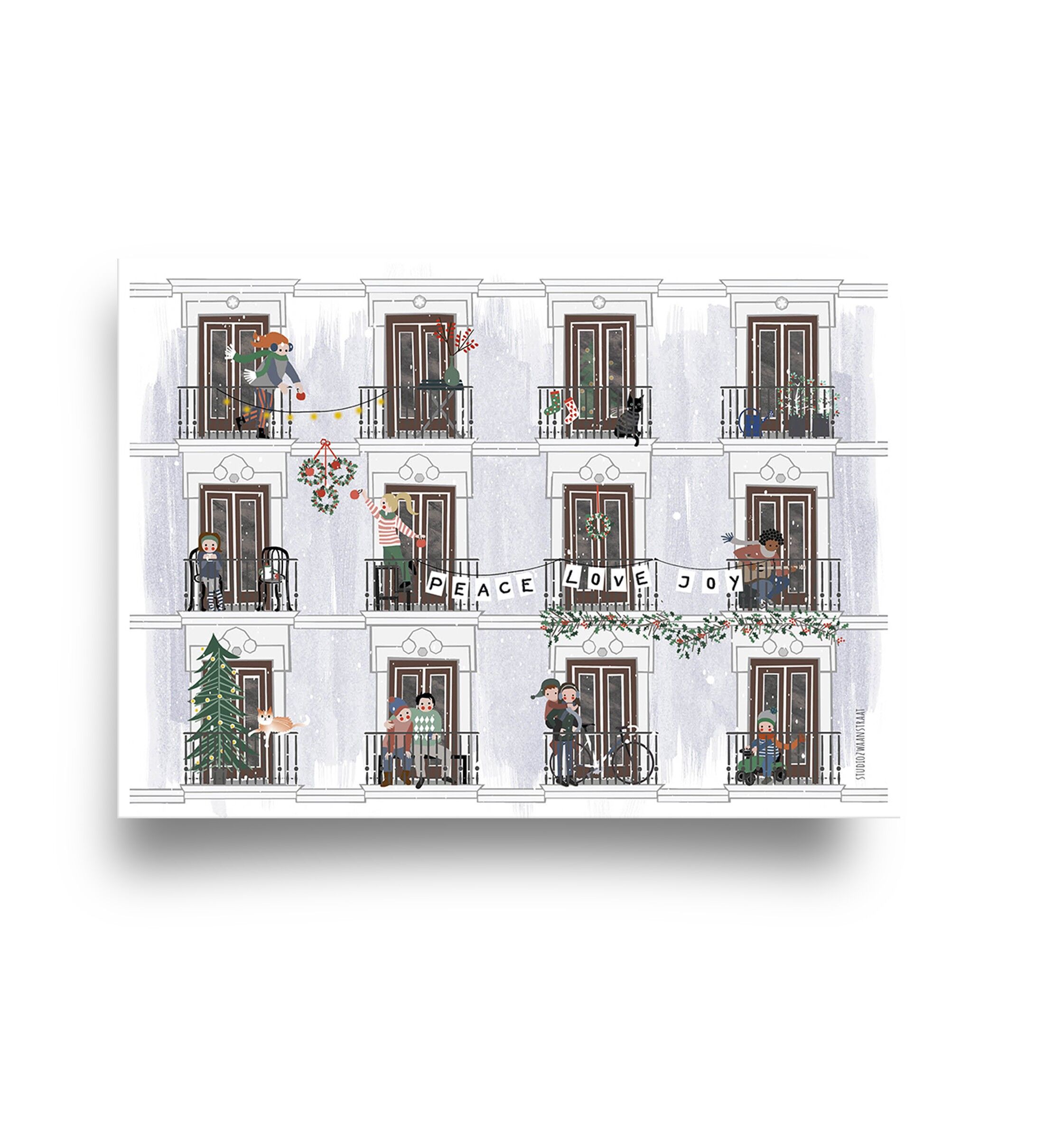 cartolina - quattro stagioni - 'inverno'