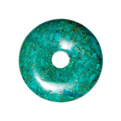Chinese PI or Donut Chrysocolla - 40mm