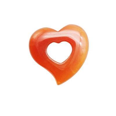 PI Chinese or Carnelian Donut - Heart