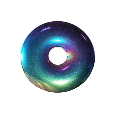 Chinese PI or Rainbow Hematite Donut - 30mm