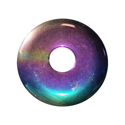 PI Chinese or Rainbow Hematite Donut - 40mm