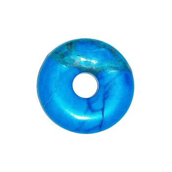 PI Chinois ou Donut Howlite bleue - 20mm 1