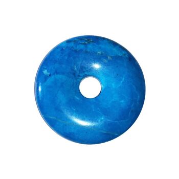 PI Chinois ou Donut Howlite bleue - 30mm 1