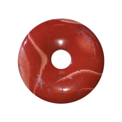 PI Donut aus chinesischem oder rotem Jaspis - 40 mm