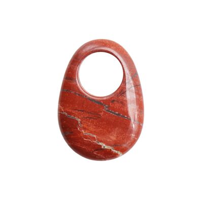 Chinese PI or Red Jasper Donut - Oval