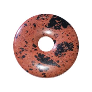 PI Chinois ou Donut Obsidienne acajou - 40mm 2