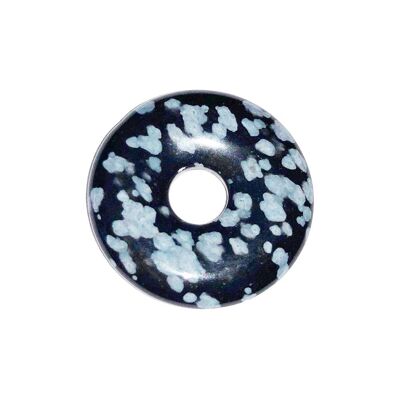 Rosquilla China PI o Obsidiana de Nieve - 20mm