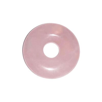 PI Chinois ou Donut Quartz rose - 20mm