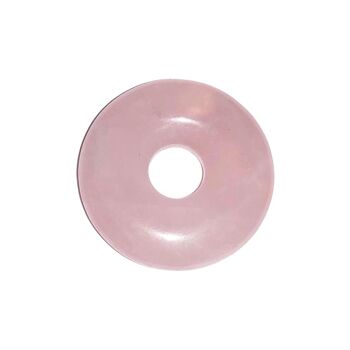 PI Chinois ou Donut Quartz rose - 20mm 1