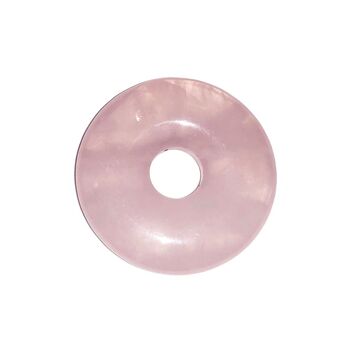 PI Chinois ou Donut Quartz rose - 20mm 2