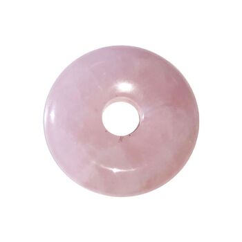 PI Chinois ou Donut Quartz rose - 30mm 1