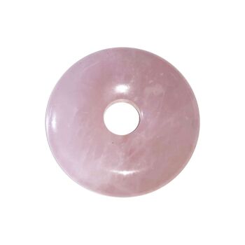 PI Chinois ou Donut Quartz rose - 30mm 2